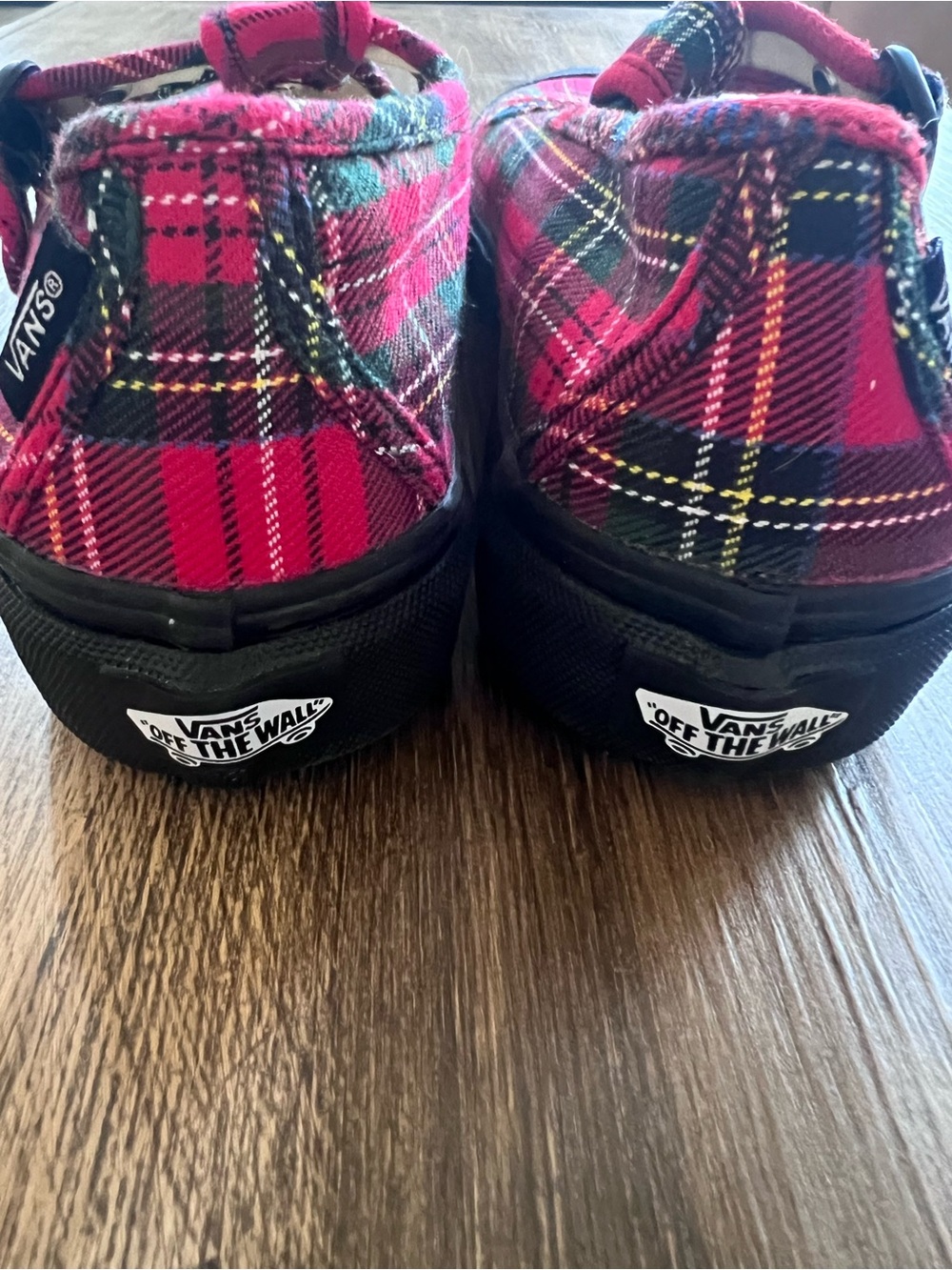 Vans Style 93 Mary Jane Red Tartan Plaid Shoes NWOT *Style Retired* Size 8 - Picture 3 of 5
